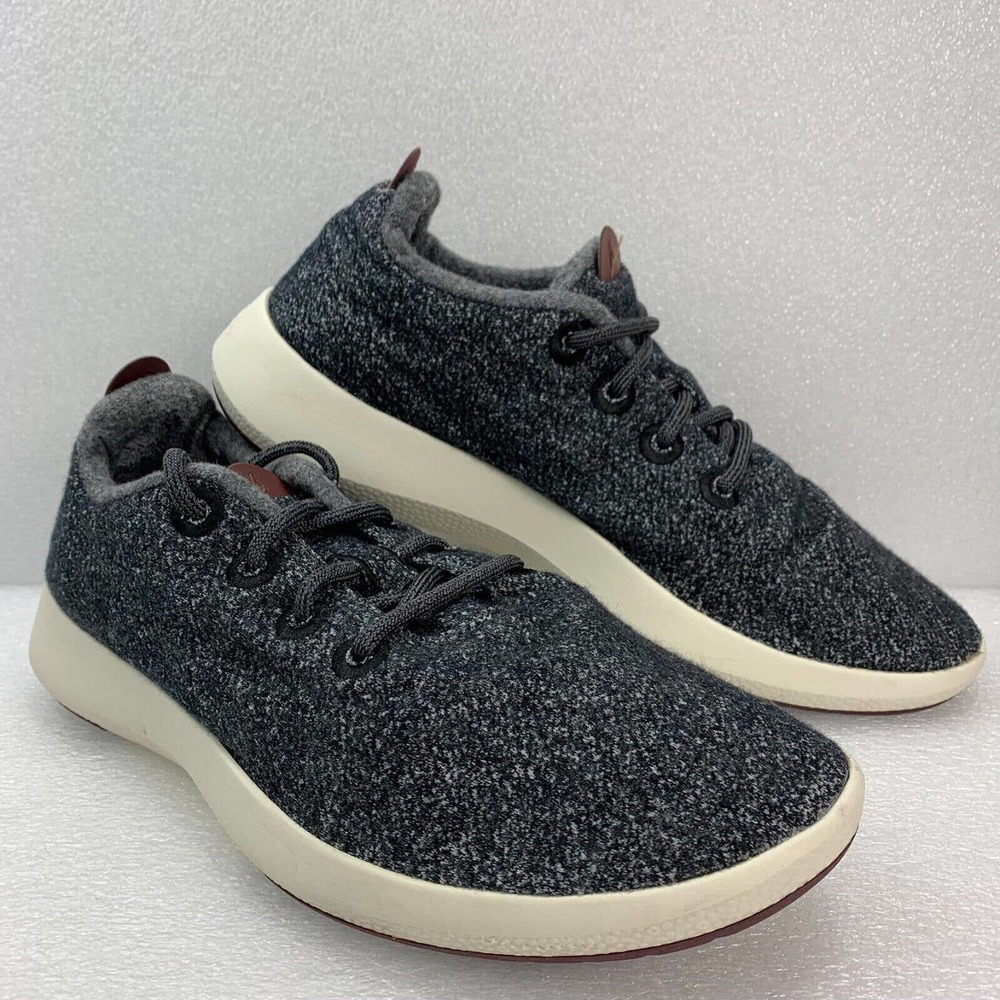 Allbirds Merino Wool Runners Lightweight Sneaker Shoes Dark Grey - Men's 11